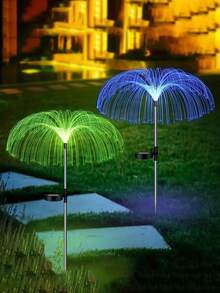 2pcs Solar Jellyfish Light -7 Colors Constantly Changing, Outdoor Holiday Landscape Light, Suitable For Garden Yards, Lawns, Paths, RVs, Camping, Picnics,Parties, Weddings, Parties, Very Suitable For Garden, Terrace, Path, Lawn And Holiday Decoration - Jellyfish Lamp - View 14