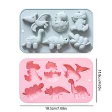 1/2 Pcs Rainbow Unicorn Silicone Cookie Mold, Star Gear Shaped, Chocolate Fondant Cake Decorating Baking Tool - Multicolor - View 12