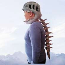 2026年畅销原创恐龙骨架毛绒帽 - 骨头娃娃服装，趣味生日礼物、派对服装、完美礼物、生日礼物、理想礼物、惊喜礼物、节日礼物、最佳礼物、圣诞礼物、游戏玩家精选礼物 - 彩色 - 查看 3