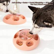 Comedero lento para perros, comedero de rompecabezas, tazón de alimentación lenta e interactiva para perros - 500ml - Ver 9