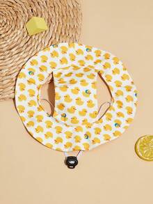 1pc Minimalist Dual-Layer Sun Hat With Ear Holes, Adjustable Anti-Slip Pet Dog Outdoor Cap For Spring & Autumn - Multicolor - View 5