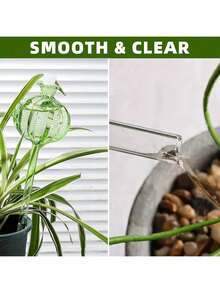 4/2pcs Reusable & Durable Plastic Material:Made Of High-Quality, Transparent Plastic, These Watering Spikes Are Reusable, And Built To Last, With A Clear Design That Lets You Easily Check The Water Level At A Glance. - B - View 9