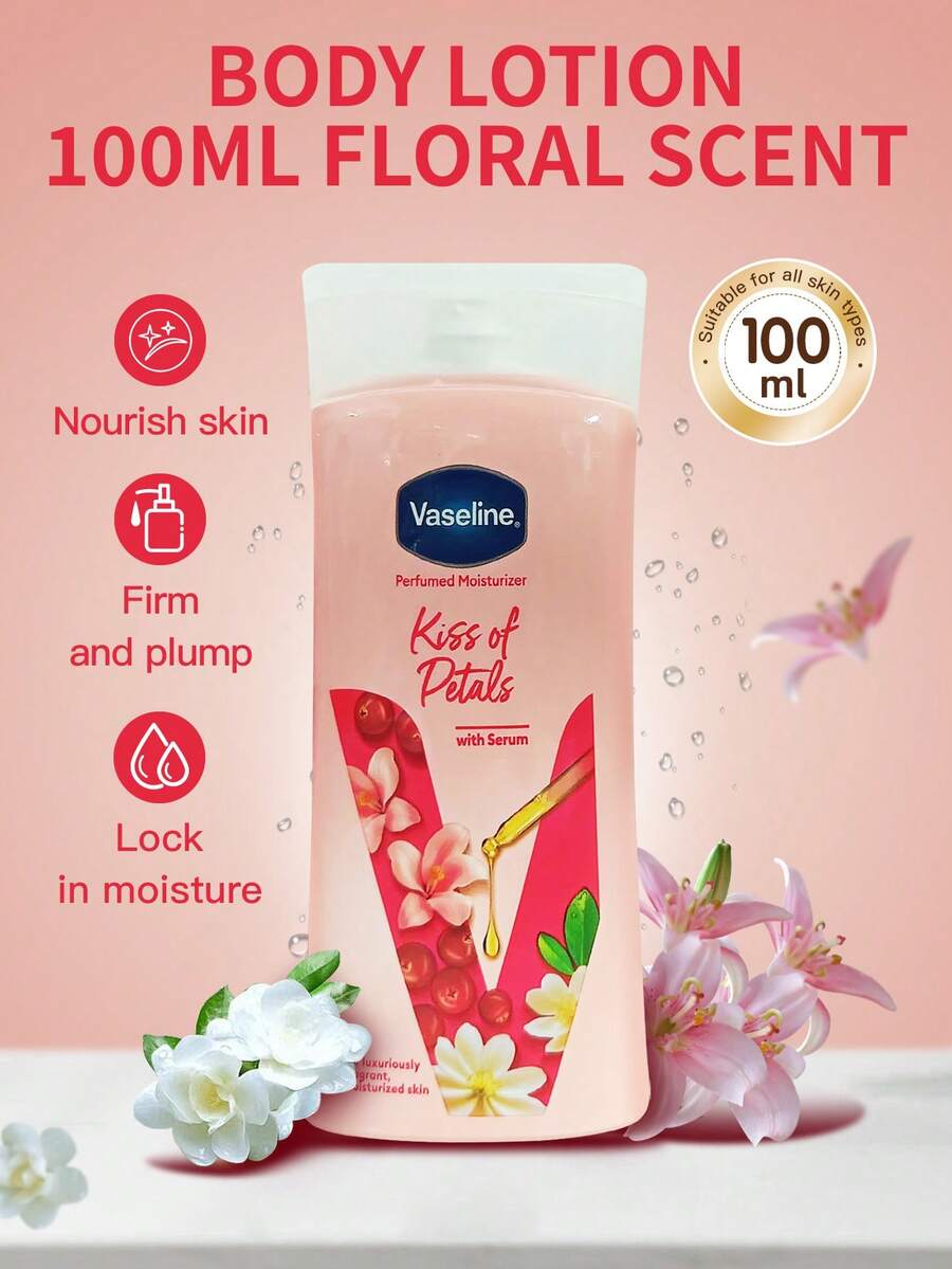 Vaseline 100毫升凡士林斯里兰卡花香润肤乳，保湿舒缓，淡雅花香，轻盈易吸收，四季皆宜的身体护理滋养乳液 - 新100ml斯里蘭卡 花香 - 查看 1
