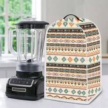 1 Household Blender Dust Cover, Geometric Floral Pattern, Small Appliance Protection Cover, Universal Size Blender Dust Cover, Machine Washable, Suitable For Women's Kitchenware - Full Coverage - View 3