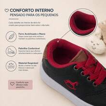 Tênis Baby Social Unissex de Couro com Design Elegante e Conforto - Branco e Rosa - Visão 7
