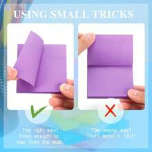 -2pCSPost-It 100% Paper Super Sticky Notes, 3 Inches (Approx. 7.6 Cm) X 3 Inches (Approx. 7.6 Cm), 12 Sheets, 70 Sheets Per Sheet, Wanderlust Crayons, School Supplies And Office Supplies. - A - View 4