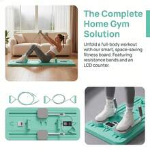 Multifunctional Fitness Board / Foldable Abdominal Trainer / Pilates Board With Resistance Bands / Full Body Workout Equipment With Resistance Bands / Home Strength And Core Abdominal Trainer - A - View 5