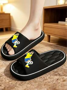 Lightweight EVA Home Slippers, Comfortable And Elastic, For More Comfortable Daily Wear - Black - View 4