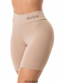 Panties Short Petticoat High Waist Double Shaper In Polyamide Second Skin Comfortable Women's Lingerie Shapes And Adjusts To The Body - Beige - View 9