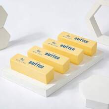 1个柔软粘性慢回弹黄油棒减压创意面包玩具 - 彩色 - 查看 6