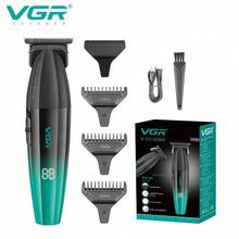 Máy cắt tóc điện không dây chuyên nghiệp VGR với màn hình hiển thị kỹ thuật số, tốc độ điều chỉnh được, máy tỉa tóc bằng kim loại có thể sạc lại, V-003 V-906 - Quà tặng cho nam giới - Nhiều màu - Xem 14