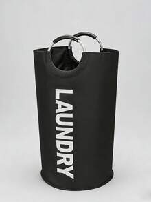 Modern Laundry Hamper With Round Ring Handles, Extra Large Storage Capability Dirty Clothes Basket For Dorm Room Residents Efficient Laundry Bag To Keep Spaces Neat And Tidy In Every Room Of The House. Collapsible Hamper Foldable Storage Laundry Storage Home Organization Storage Containers, Space Saving Design - Multicolor - View 18