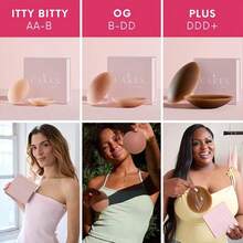 CAKE Body - VIRAL Non-Adhesive Nip Covers - NO GLUE OR ADHESIVE - 100% Silicone - Seamless Inserts For Workout & Swim - Rinse & Reuse - Cocoa - View 7