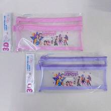 Hasbro 猎巫队双层网眼铅笔盒，透明卡通文具袋，化妆品收纳袋 - 彩色 - 查看 5