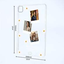 1 chiếc ốp lưng máy tính bảng tự thiết kế hình hoa cúc - Tải ảnh của bạn lên và nhận được một chiếc ốp lưng độc đáo, tương thích với iPad Air/Pro. - Nhiều màu - Xem 3