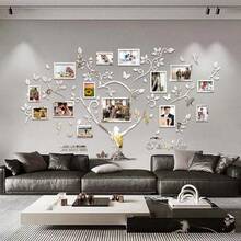 1 Set Life Tree Acrylic Collage Photo Frame Sticker! Self-Adhesive Design For Easy Installation, Magical Element Family Tree, Suitable For Home Decor In Living Room, Bedroom, Entryway, Sofa Background And Other Wall Spaces! - A - View 7