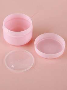 5/10 Hũ kem màu hồng, chai đựng kem mỹ phẩm bằng thủy tinh rỗng có thể tái sử dụng, hộp đựng mỹ phẩm rỗng, lọ đựng mẫu mỹ phẩm, có lớp lót, thích hợp đựng kem dưỡng ẩm, phấn mắt và sữa dưỡng thể trang điểm. - Nhiều màu - Xem 6
