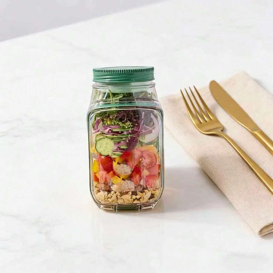 Plastic Leak-Proof Salad Storage Container - View 1