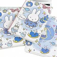 MIFFY 1 set/1 pieza Nuevo cuaderno de apariencia alta con conejo  azul suave y lindo, páginas interiores a todo color, cuaderno de estudiante de alta apariencia, regalo de cumpleaños perfecto para amigos, familia y compañeros de clase, primera opción perfecta para regalos escolares - Multicolor - Ver 3