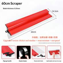 10/15/24英寸墙面腻子刀，石膏板刮刀 - 柔性刀片，刀刃经硬化处理，轻巧耐用，PVC端盖，加长刀片，锋利刀刃，符合人体工程学的手柄。适用于住宅、厨房和浴室的内外墙找平及粉刷；去除石膏、接缝腻子和壁纸。专业级DIY工具，是工匠和维修工的理想之选 - 送给男士的实用礼物推荐！ - 彩色 - 查看 16