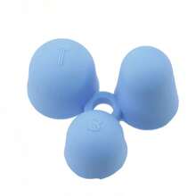 2 piezas/4 piezas/6 piezas Corrector de agarre de lápiz de silicona, soporte de lápiz para práctica de escritura manual para principiantes - Multicolor - Ver 10