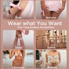 Ditch Your Double-Sided Tape! LOVEALERT Body Glue-Securely Holds Clothing In Place, Prevents Wardrobe Malfunctions, A Multi-Purpose Adhesive, Portable, Suitable For The Chest, Body, Wigs, And Other Clothing Parts, Also Great For Dresses, Comfortable And Versatile! Perfect For Travel, Sports, Outdoor Activities, Dance, Performances, And More. - 0,68 fl oz/20ml - Xem 3