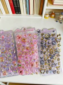 印章、糖果滴胶贴纸、贴纸册、3D立体贴纸、宝石贴纸、大水滴手工奖励教育贴纸、儿童手工图案贴纸、卡通装饰贴纸，适用于平板电脑、手机壳、剪贴簿、日记本、手机、笔记本电脑、行李箱、杯子、滑板、笔记本、吉他等日常用品。是儿童生日礼物、返校用品、旅行装备和青少年房间装饰的理想之选。 - 彩色 - 查看 7