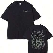 Men T-Shirts - Black - View 11