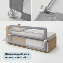 BATHBY Grades de proteção para berço de bebê - Cinza (90) - Ver 5