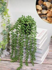 1/3 pezzi 75cm Pianta rampicante verde artificiale primaverile/estiva, pianta grassa finta, piccola pianta artificiale, adatta per decorazione domestica, decorazione del portico, decorazione di scaffali, per tutto l'anno - Multicolore - Visualizzare 4