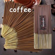 Coffee Scented Incense Sticks, Natural Handmade Aromatherapy Incense, Home Fragrance, Yoga, Meditation, Stress Relief, Long-Lasting Aroma - 咖啡線香棒 - 查看 6