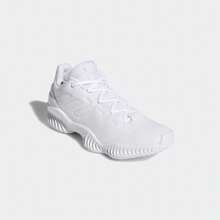 Adidas 阿迪达斯 PRO BOUNCE 2018 LOW 稳定缓震回弹耐用团队篮球鞋 - 白色 - 查看 10