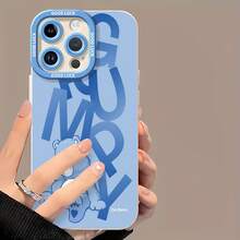 Oso Azul Gruñón Ositos Cariñositos malhumorados.funda de teléfono Fundas compatibles con ,Apple,VIVO,OPPO,,, y Honor.Fabricadas en silicona TPU,ofrecen protección contra golpes y caídas. - Blanco - Ver 2