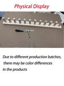 Manual Wooden Weaving Loom - Suitable For Hand Weaving Machine, Ideal For Weaving And Crochet, Multi-Functional Textile Tool For Making Thick Blankets, Scarves, Etc., No Power Required, Simple Operation, Hand Weaving Machine - Multicolor - View 7