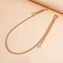 1 chiếc dây xích tua rua tối giản dùng đeo quanh eo hoặc cơ thể. - Vàng - Xem 5