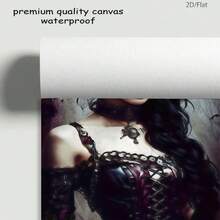 1 Póster impreso en lienzo de belleza gótica elegante, pintura de arte moderno de pared, adecuado para cafeterías, hogares, dormitorios, salas de estar, cocinas, baños, oficinas, decoración del hogar, decoración de casas, decoración de dormitorios, decoración de paredes para regalar a amigos. - Multicolor - Ver 7