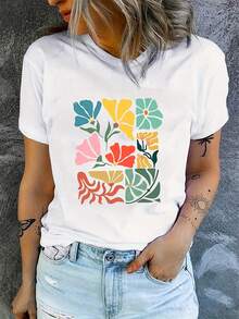 Women T-Shirts - White - View 6