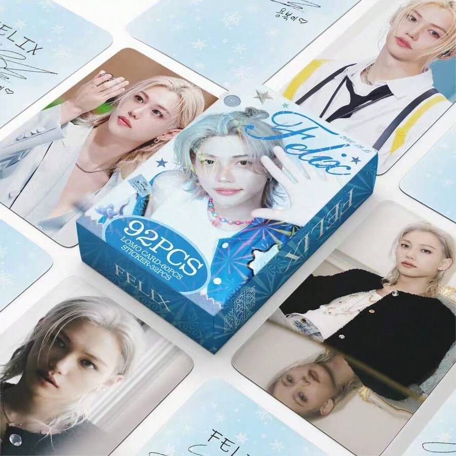 92pcs STR LOMO Cards, Double-Sided High Definition Laser Printed Design, Suitable As Valentine's Day Gift, Can Be Stored In Card Case Or Wallet - Multicolor - View 1