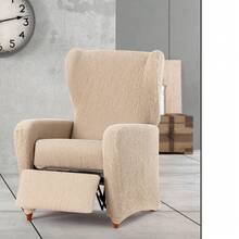 Kiva Universal And Versatile Recliner Chair Cover, Various Colors Available – Easy-To-Fit Protective Chair Cover For Backrest, Seat And Arms - 原始特洛伊 - 查看 5