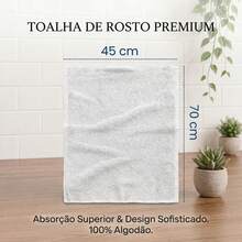 Kit With 20 UNITS Of Professional Salon/Barber Shop Towels 100% Cotton - 白色 - 查看 3