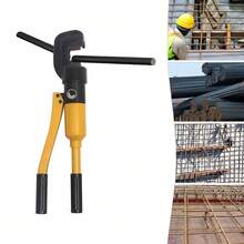 Hydraulischer Rebar Cutter 8T Schraubgewindestaal Werkzeug Kabelschere Groß Baustelle Rebar Schere 0.4-1.6cm Drahtseilschneider mit Tragbare Box Multitool Werkzeug SC-16 Cablecutter 42cm - Mehrfarbig - Übersicht 7
