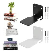 1 kệ sách treo tường vô hình, kệ sách chịu lực cao, kệ sách gắn tường, kệ sách vô hình bằng thép không gỉ, kệ treo tường ẩn, kệ đựng đồ bằng sắt cho phòng ngủ, phòng khách, văn phòng, trang trí tường. - Nhiều màu - Xem 2