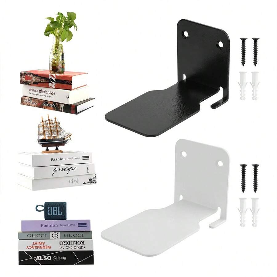 1 kệ sách treo tường vô hình, kệ sách chịu lực cao, kệ sách gắn tường, kệ sách vô hình bằng thép không gỉ, kệ treo tường ẩn, kệ đựng đồ bằng sắt cho phòng ngủ, phòng khách, văn phòng, trang trí tường.