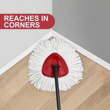 1/2/4pcs Replacement Mop Base Suitable For O-Cedar Easywring, With Various Brush And Cotton Yarn, Easy-To-Clean Red Cleaning Tool Accessories - A-Red - View 6