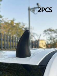 2 piezas Pegatinas decorativas 3D para coche | Cuernos de diablo y pequeño árbol | Decoración para techo | Cuernos de diablo y pequeño árbol divertidos para decoración de techo, adecuado para todos los modelos de coche | Agrega personalidad a tu coche - A - Ver 8