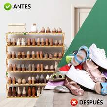 Foldable Shoe Racks - Kaki - Voir 2