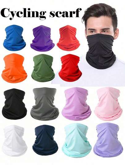Universal Cycling Face Mask For Both Men And Women, Outdoor Sports Windproof, Dustproof, Breathable Camouflage Headscarf Neckband For Sun Protection And UV Protection, Sports Face Mask, 1 Piece/4 Pieces/Pack, 17.8*9.6 Inches, Sports Face Mask, Sweat-Absorbing Sun Protection Scarf Headband, Suitable For Sports Such As Cycling, Skiing, Hiking, Fishing, Etc., Universal Multi-Functional Neck Cover, Snow Mask. Cold-Proof. Windproof Scarf.