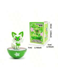 Set de păpuși mobile - Zâna Eevee, păpușă de pluș drăguță care se leagănă, articol anime, decor de birou anime japonez, păpușă de colecție - Multicolor - Vizualizare 7