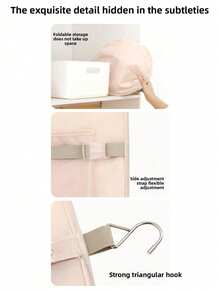 1pc Foldable Compressed Storage Bag, Reusable Garment Dust Cover, Large Capacity Organizer Bag Suitable For Travel, Moving, Wedding, Camping, RV, Closet, Home Essentials,Bedroom Room Decor,Back To School - Multicolor - View 5