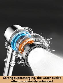 5-Setting Adjustable Handheld Shower Head With Filter Function, Suitable For Bathroom Shower Head, Bathroom Hardware Accessories And Bathroom Decor, Providing A Luxurious Bathing Experience - Multicolor - View 5